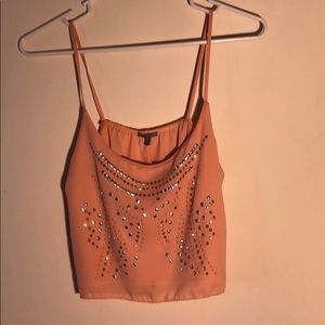 Rose-colored Crop Top